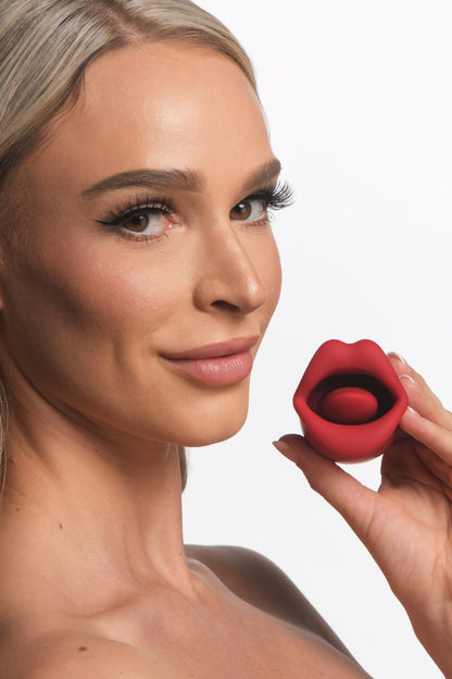 Lickgasm Kus Vibrerende Clitoris Stimulator - Rood