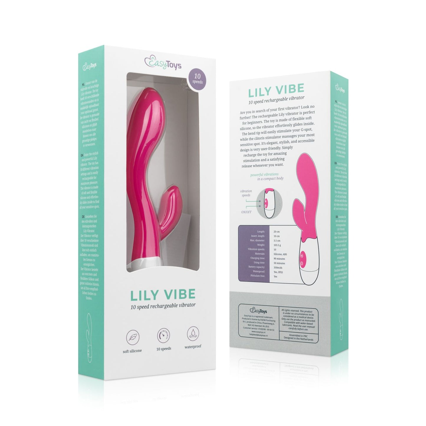 Lily Vibrator 2.0 – Oplaadbaar Roze