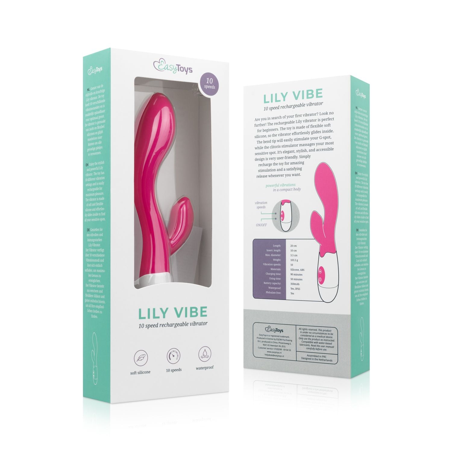 Lily Vibrator 2.0 – Oplaadbaar Roze