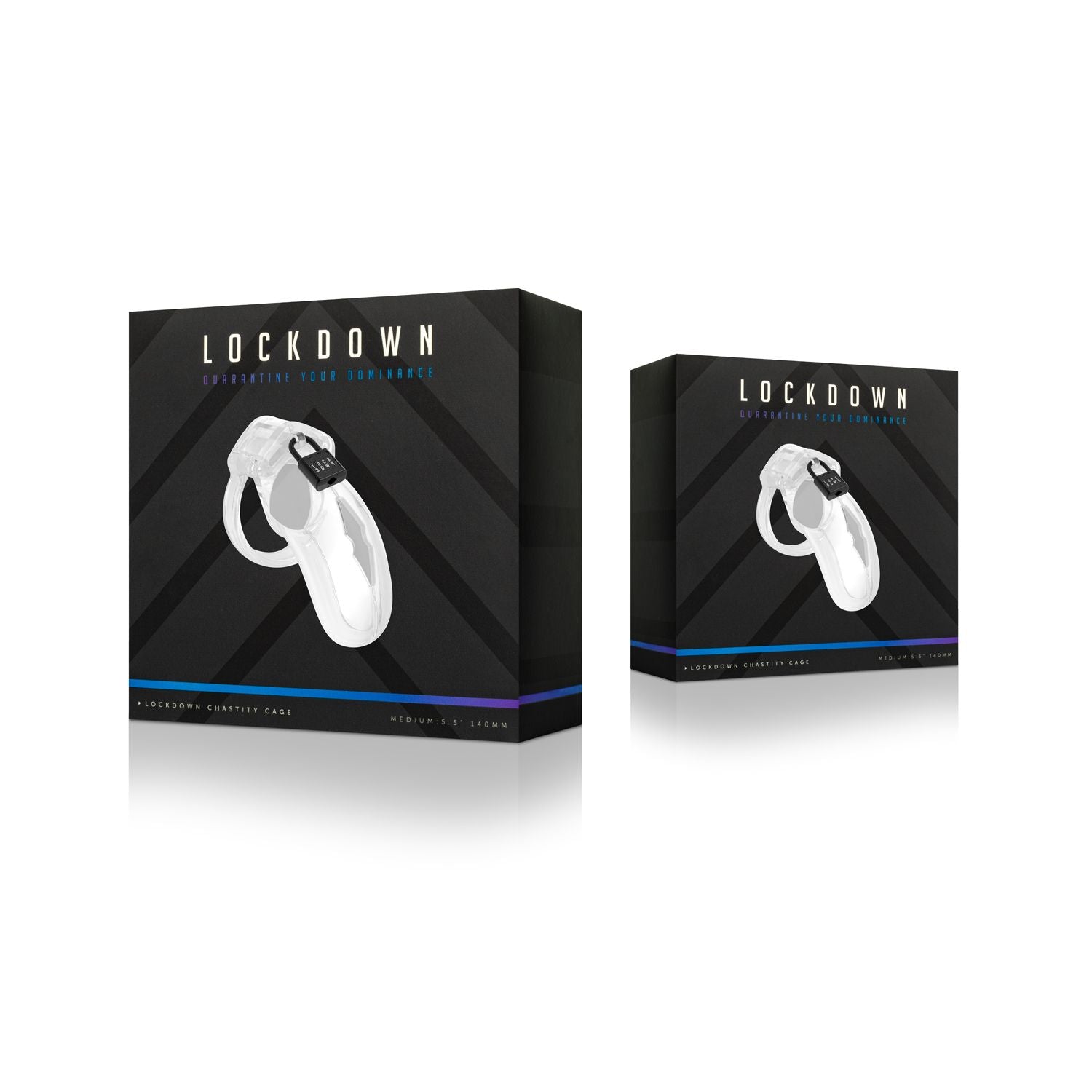 Lockdown Kuisheidskooi Transparant - Medium