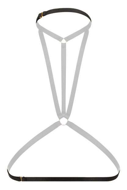 Strappy Harness Bralette Obsession - zwart