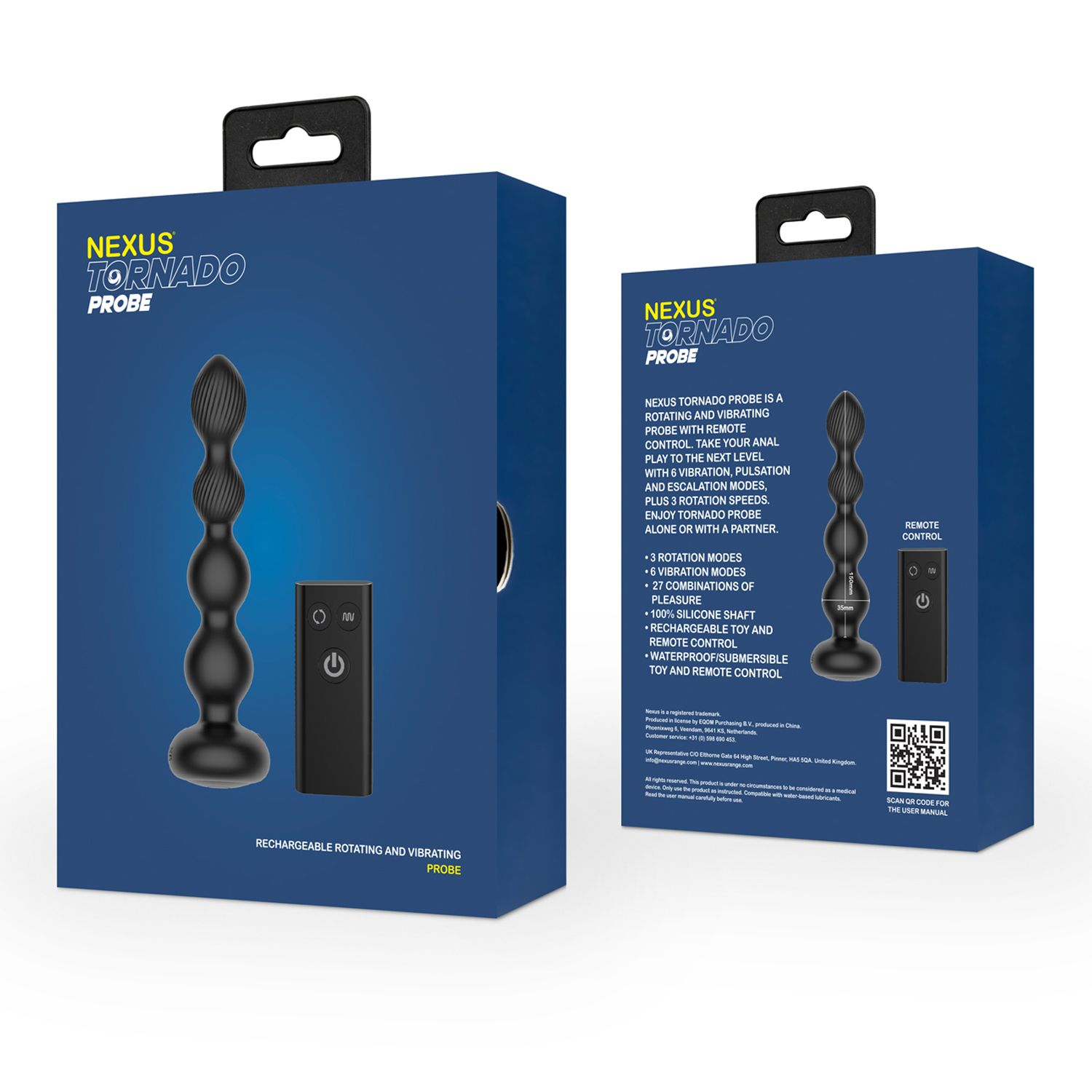 Nexus - Tornado Probe Roterende Anaal Vibrator