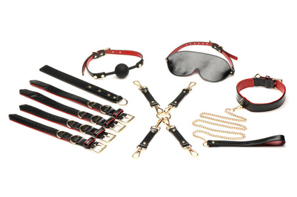 XR Brands - Lover's Luxe Bondage Set - Zwart