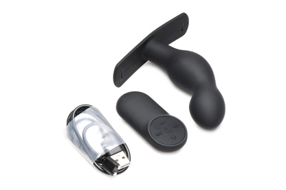 P-Spot Plugger Anaalplug met Harnas & Afstandsbediening