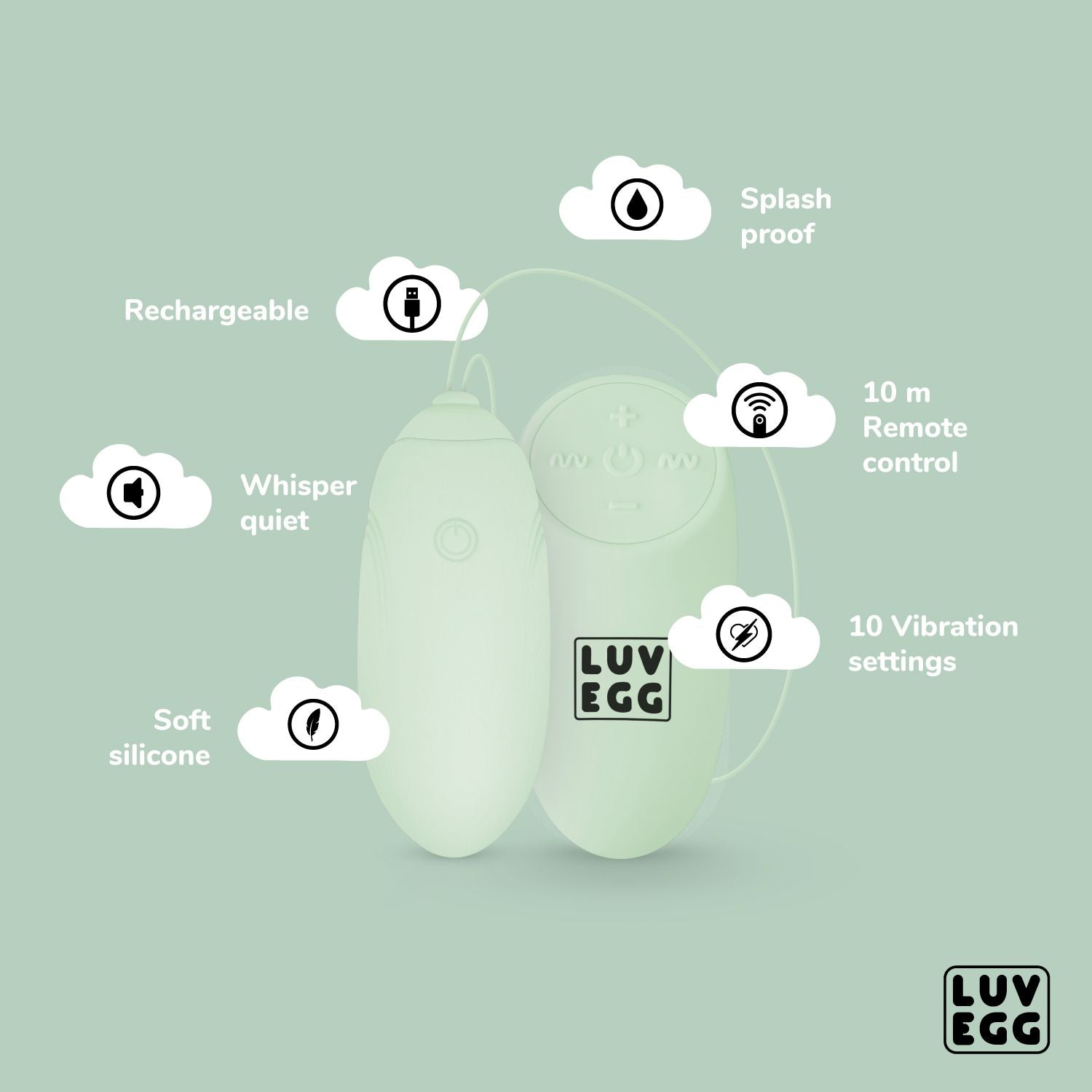 LUV EGG - Groen