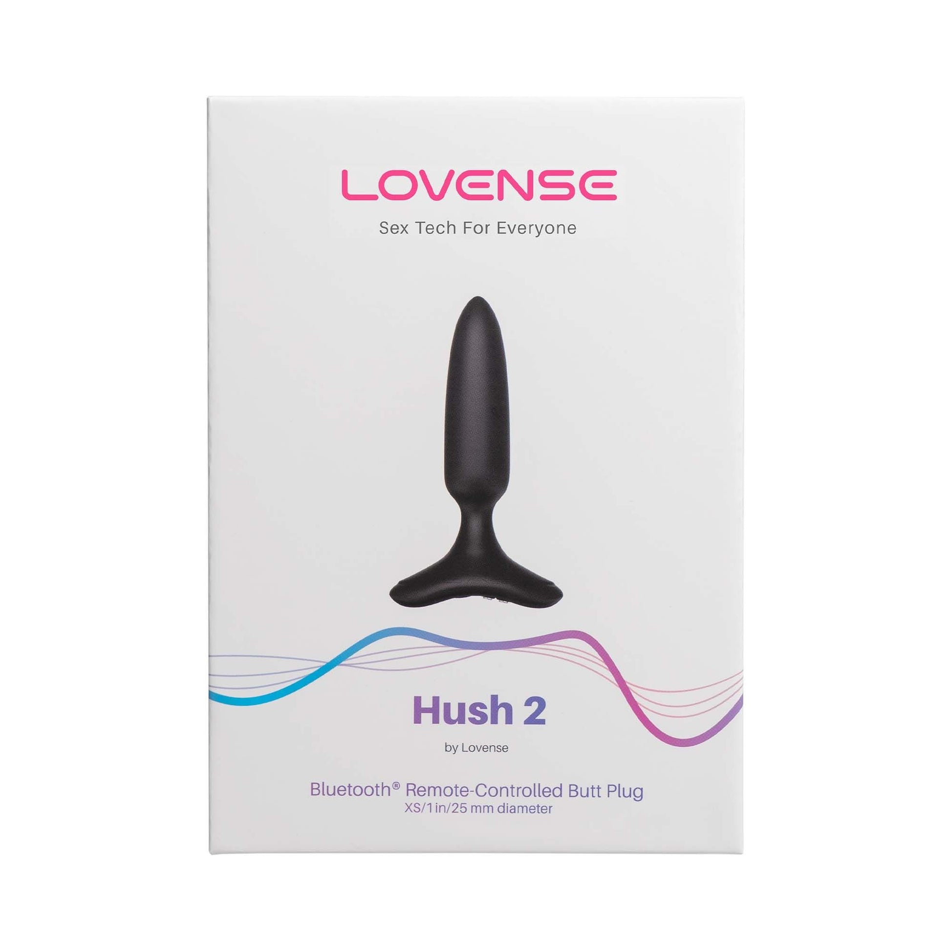 Lovense - Hush 2 Vibrerende Buttplug Met App - Zwart