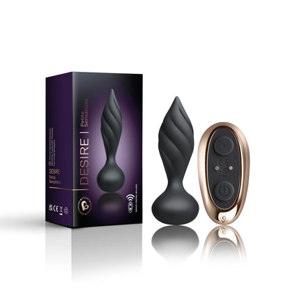 Rocks-Off - Petite Sensations Desire Vibrerende Anaalplug - Zwart