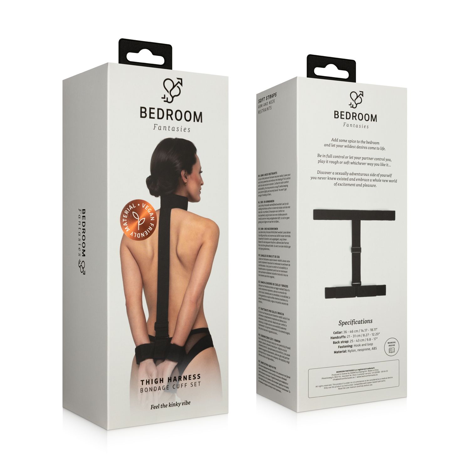 Bedroom Fantasies - Soft Straps Arm- en Nekboeien - Zwart