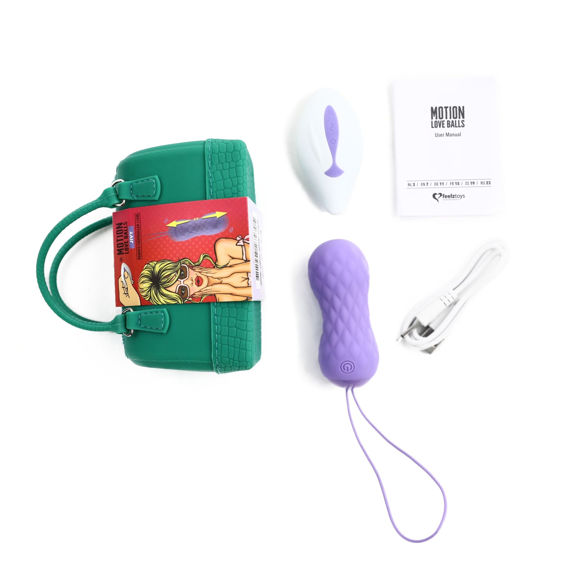 Feelztoys - Motion Love Balls Jivy Met Afstandsbediening