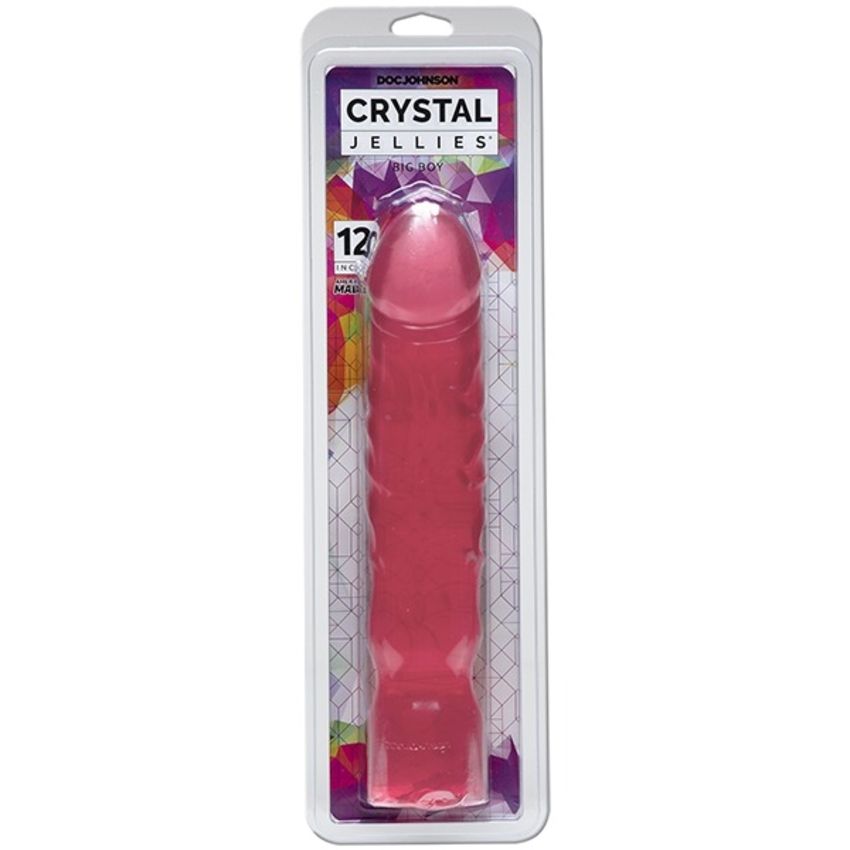 Doc Johnson - Crystal Jellies Big Boy - Roze