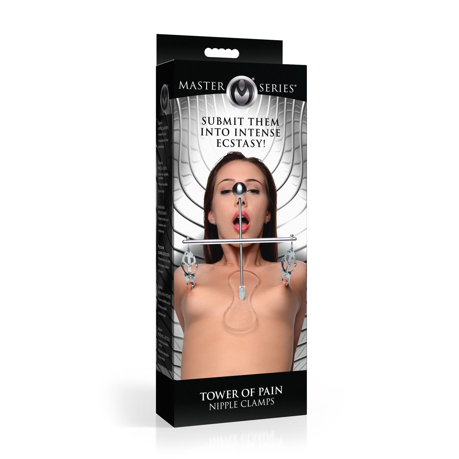 XR Brands - Tower of Pain Tepelklemmen - Zilver
