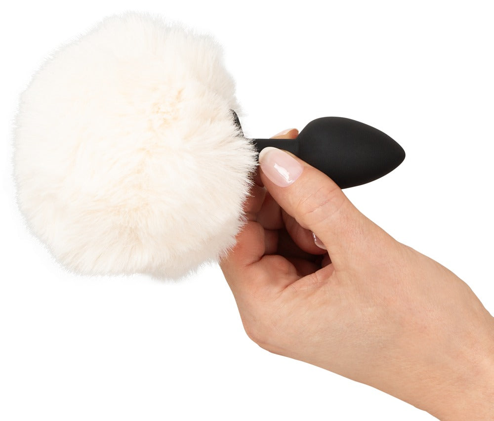 Fluffy Tail White S