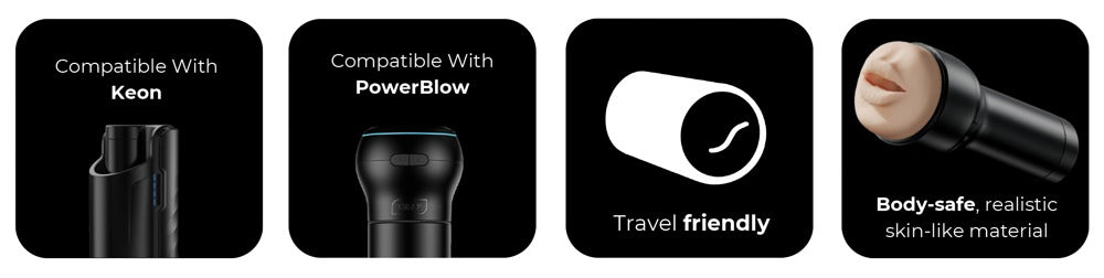 PowerBlow+Feel Mouth Stroker
